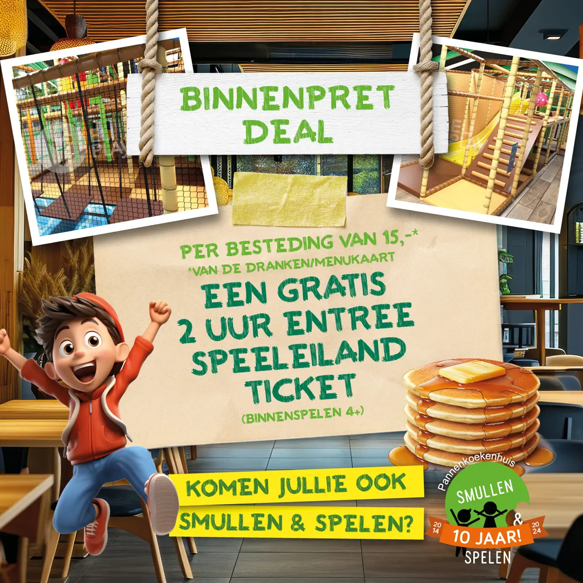 binnenpret pannenkoekenhuis