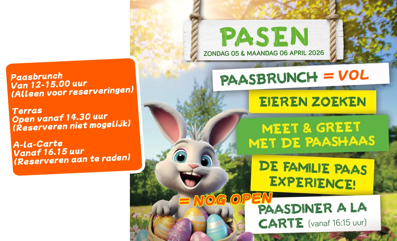 Vrolijk Pasen vieren bij Smullen en Spelen