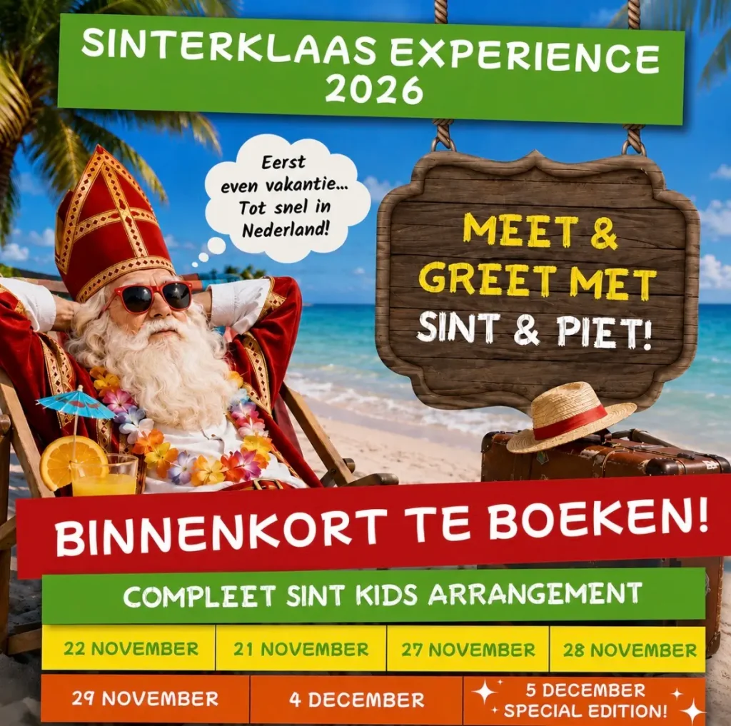 Sinterklaas bij pannenkoekenrestaurant Smullen & Spelen